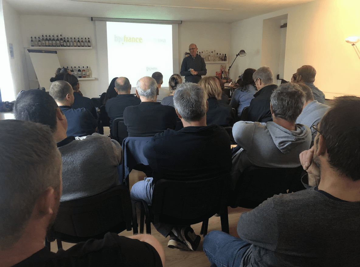 Présentation des ateliers dans les locaux de l'entreprise Bigallet